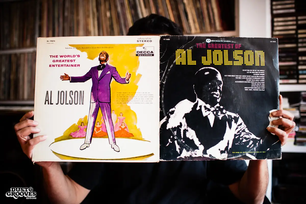 Andrew Mason, a vinyl record collector, photographed at his home in New York, NY for Dust & Grooves.