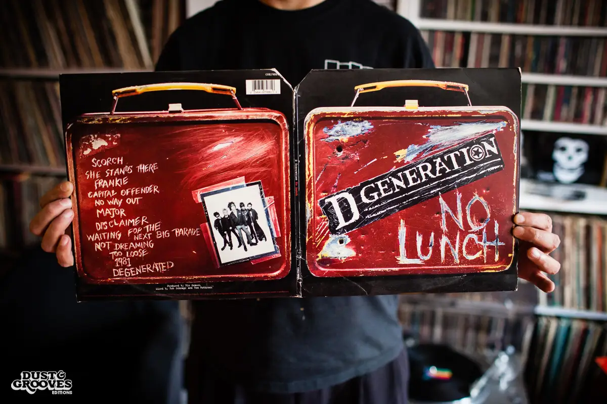 Andrew Mason, a vinyl record collector, photographed at his home in New York, NY for Dust & Grooves.