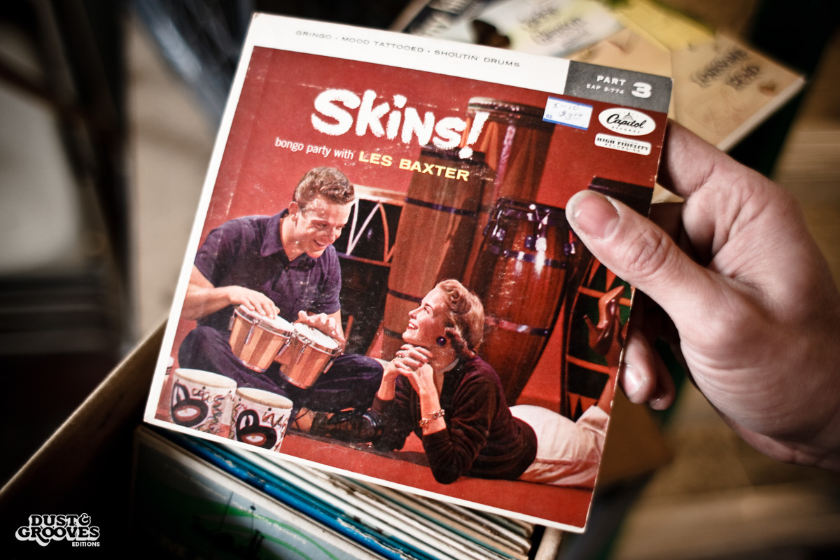 Matt Mikas, a vinyl record collector, photographed at his home in Brooklyn, NY for Dust & Grooves.