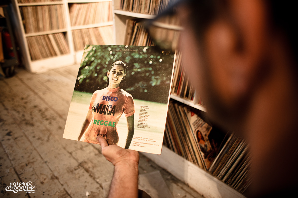 Matt Mikas, a vinyl record collector, photographed at his home in Brooklyn, NY for Dust & Grooves.
