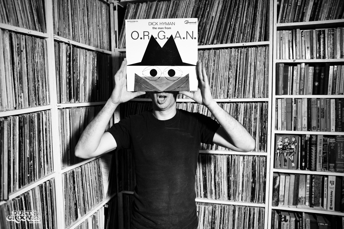Matt Mikas, a vinyl record collector, photographed at his home in Brooklyn, NY for Dust & Grooves.
