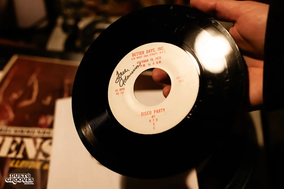 Andrew Mason, a vinyl record collector, photographed at his home in Brooklyn, NY for Dust & Grooves.