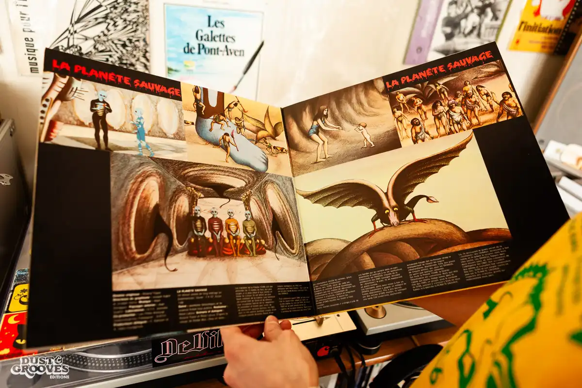 Thomas Pasquet, a vinyl record collector, photographed at his home in Paris, France for Dust & Grooves.