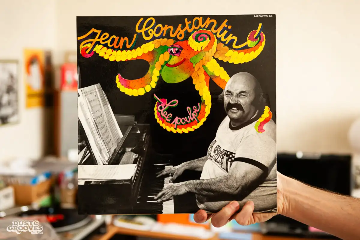 Thomas Pasquet, a vinyl record collector, photographed at his home in Paris, France for Dust & Grooves.