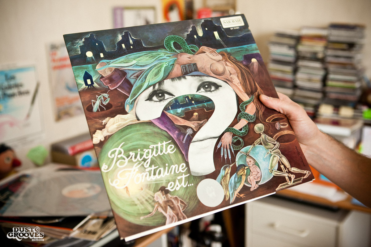 Thomas Pasquet, a vinyl record collector, photographed at his home in Paris, France for Dust & Grooves.