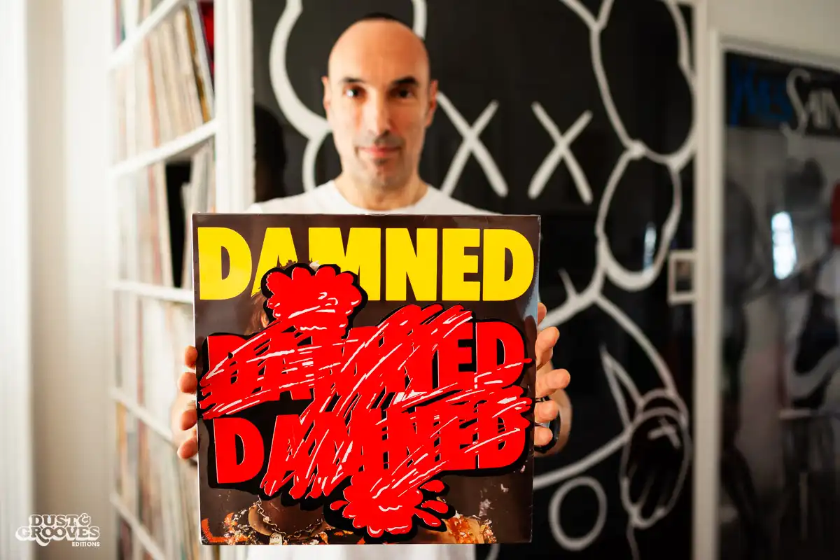 DB Burkeman, a vinyl record collector, photographed at his home in Brooklyn, NY for Dust & Grooves.