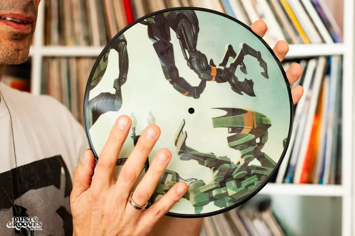 DB Burkeman, a vinyl record collector, photographed at his home in Brooklyn, NY for Dust & Grooves.