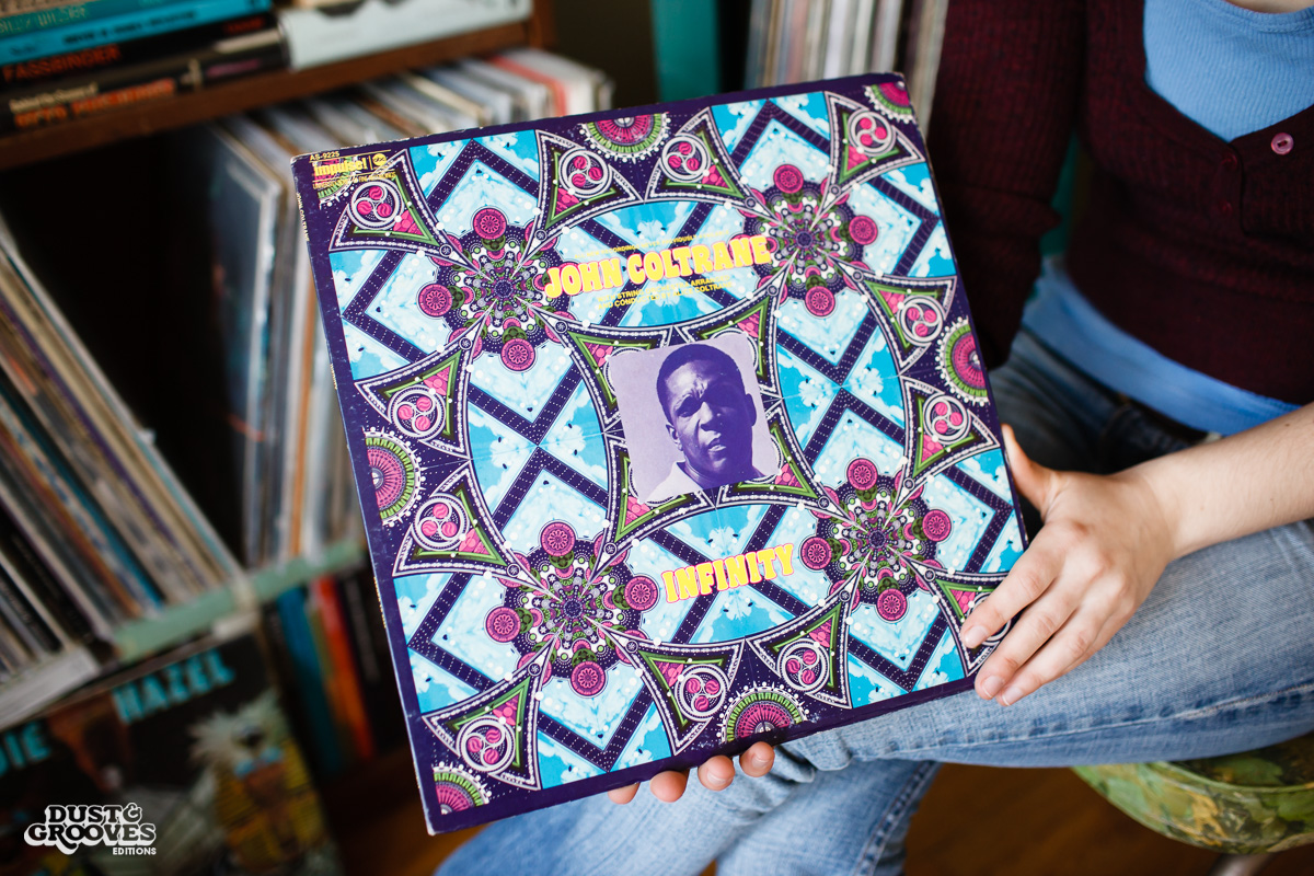 Margaret Barton Fumo, a vinyl record collector photographed at her home in Brooklyn, NY for Dust & Grooves. 
