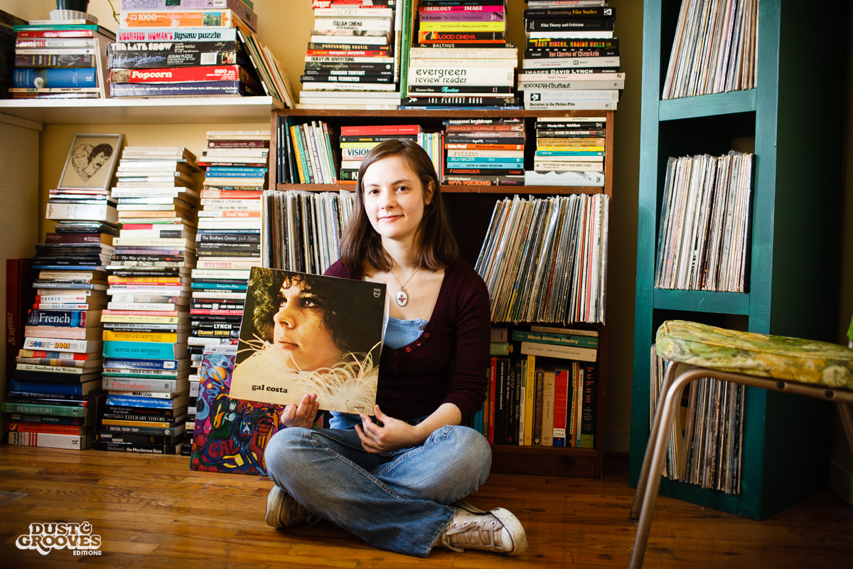 Margaret Barton Fumo, a vinyl record collector from Brooklyn, NY, photographed at her home for Dust & Grooves.