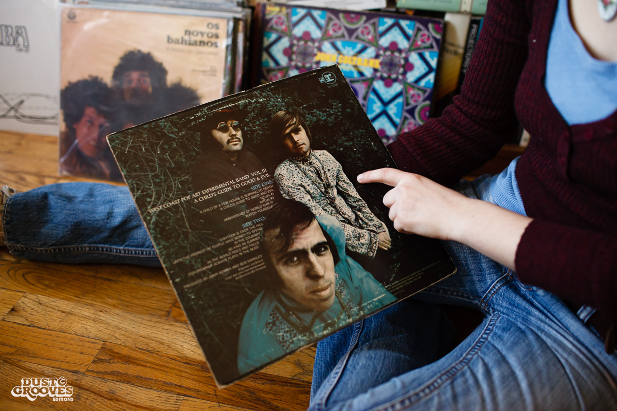 Margaret Barton Fumo, a vinyl record collector from Brooklyn, NY, photographed at her home for Dust & Grooves.