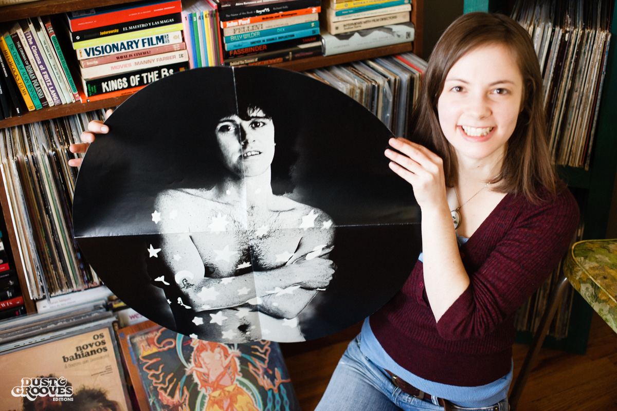 Margaret Barton Fumo, a vinyl record collector from Brooklyn, NY, photographed at her home for Dust & Grooves.