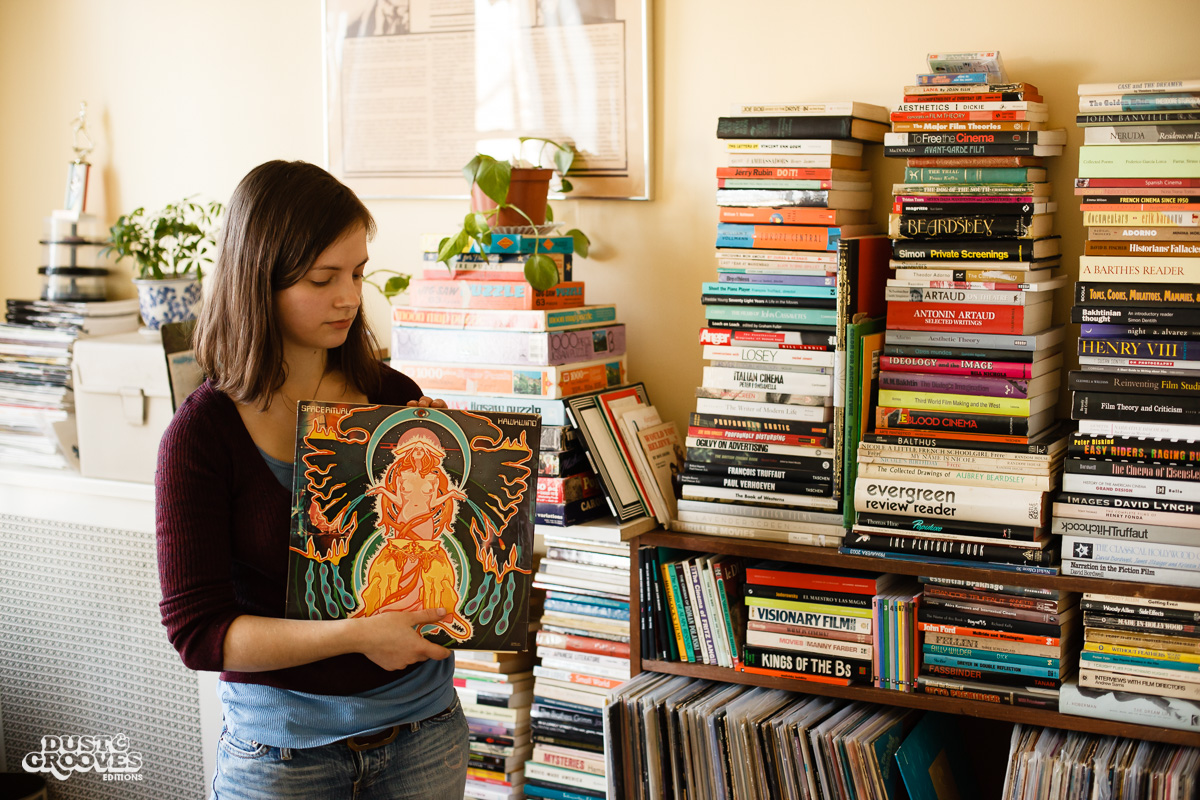 Margaret Barton Fumo, a vinyl record collector from Brooklyn, NY, photographed at her home for Dust & Grooves.
