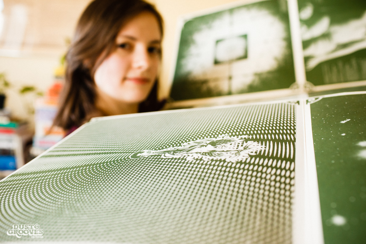 Margaret Barton Fumo, a vinyl record collector from Brooklyn, NY, photographed at her home for Dust & Grooves.