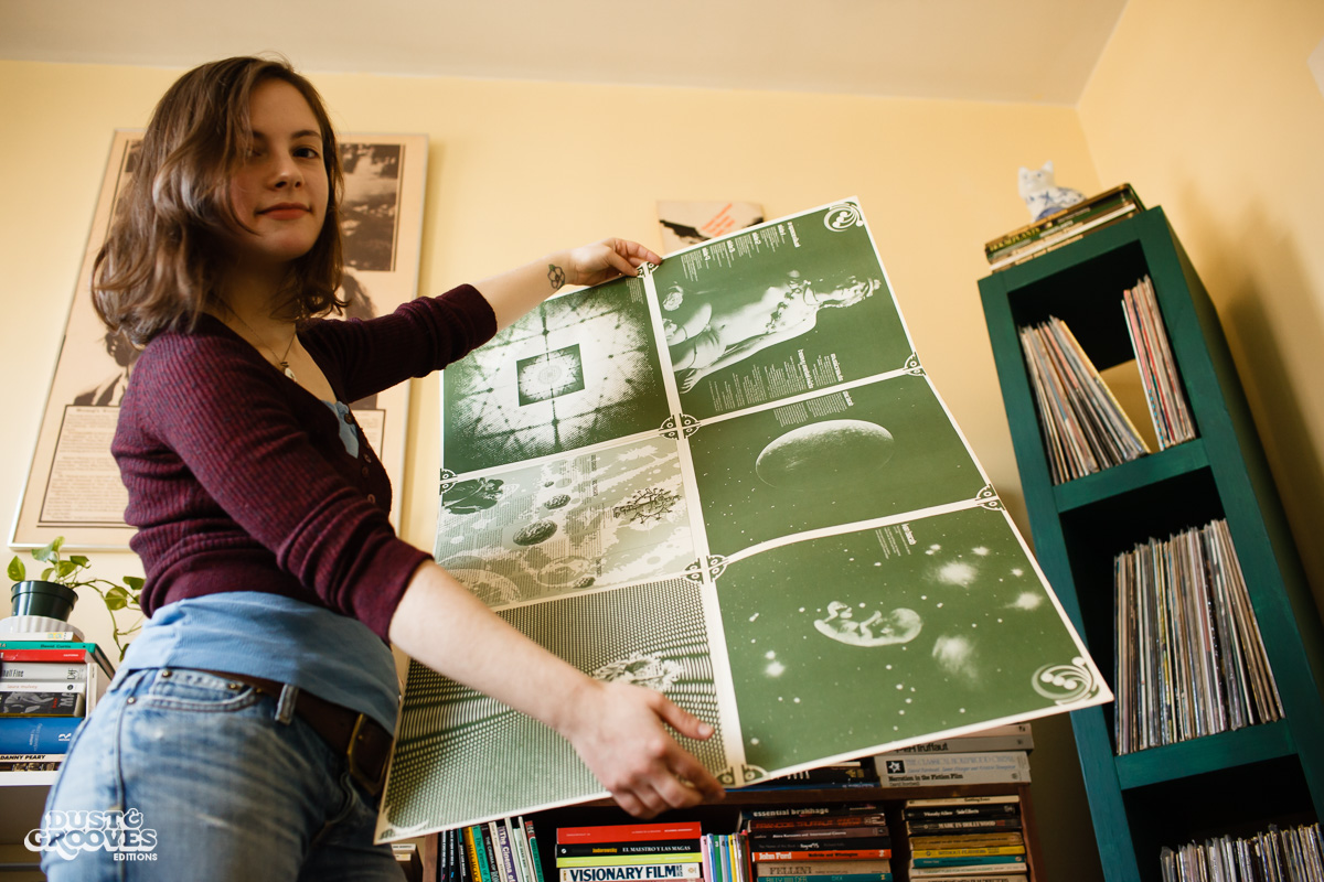 Margaret Barton Fumo, a vinyl record collector from Brooklyn, NY, photographed at her home for Dust & Grooves.