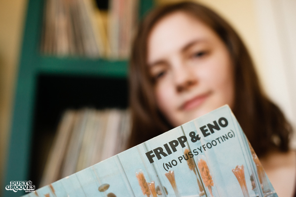 Margaret Barton Fumo, a vinyl record collector from Brooklyn, NY, photographed at her home for Dust & Grooves.