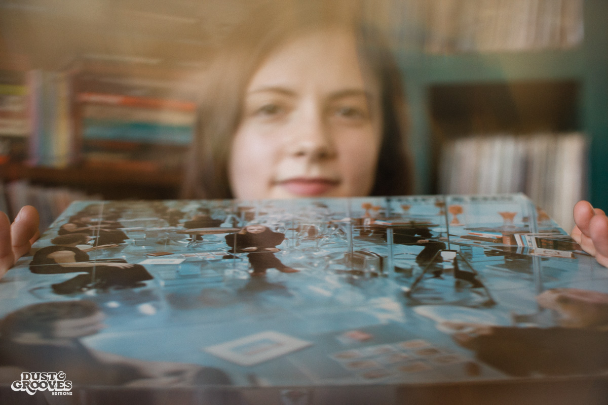 Margaret Barton Fumo, a vinyl record collector from Brooklyn, NY, photographed at her home for Dust & Grooves.