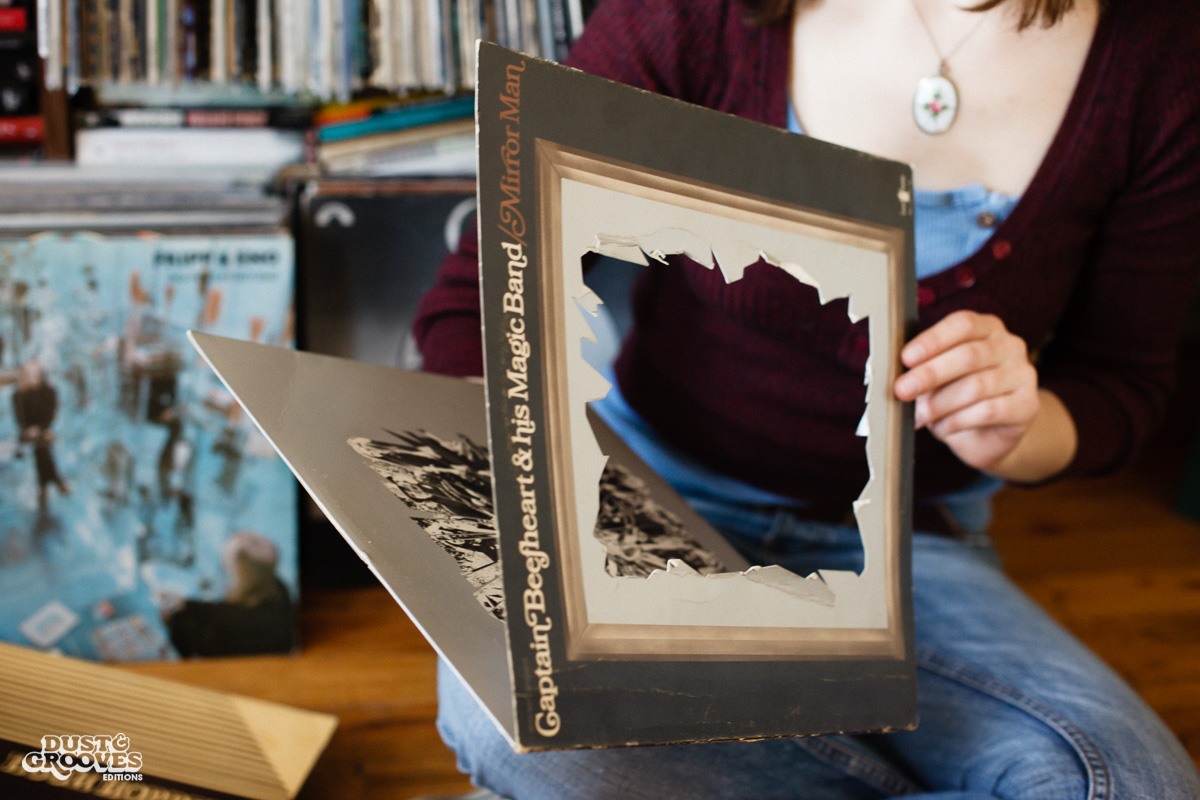 Margaret Barton Fumo, a vinyl record collector from Brooklyn, NY, photographed at her home for Dust & Grooves.