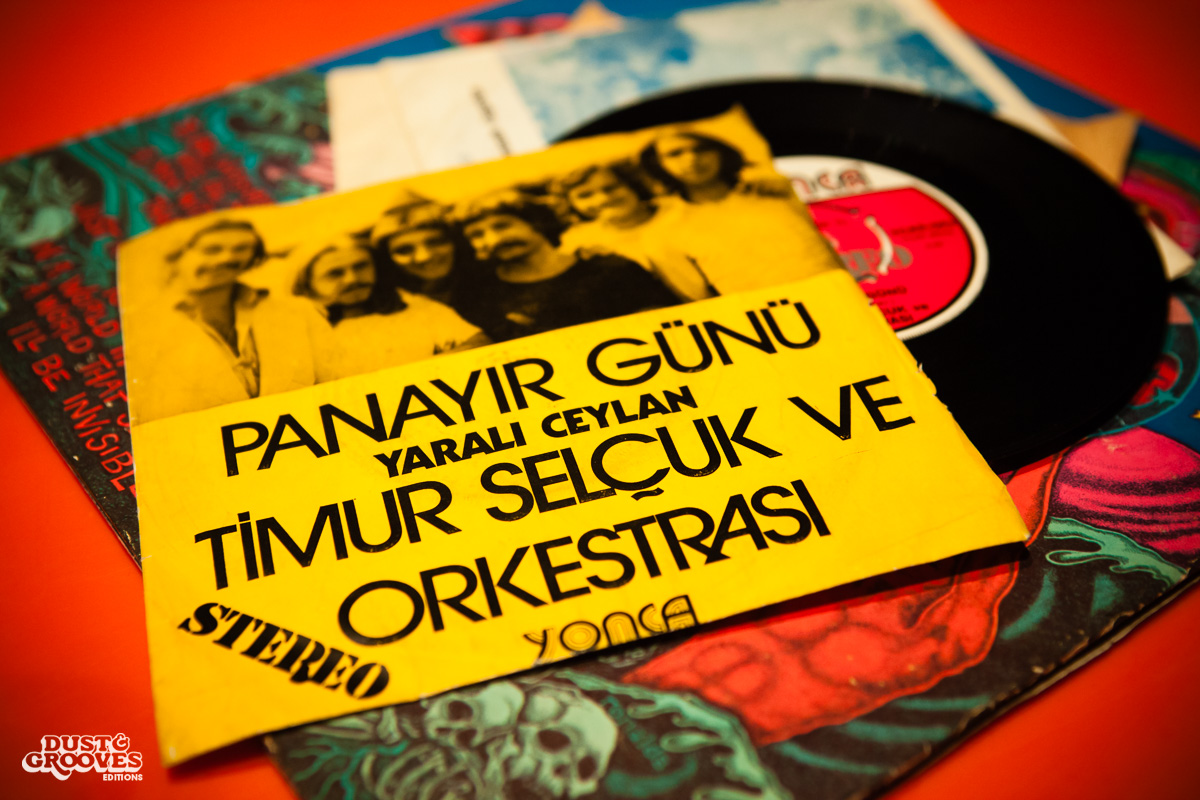 Emek Can Tulus, a vinyl record collector, photographed at his home in Istanbul, Turkey, for Dust & Grooves.