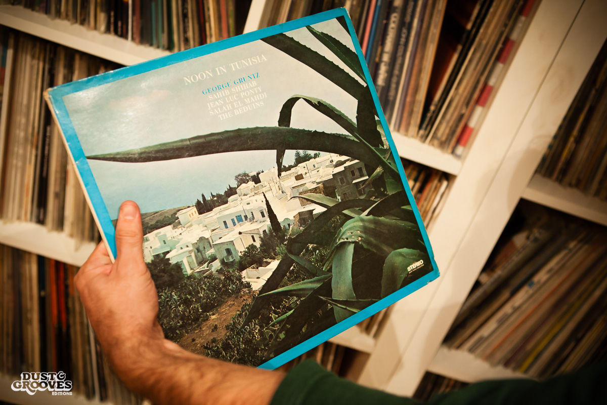 Emek Can Tulus, a vinyl record collector, photographed at his home in Istanbul, Turkey, for Dust & Grooves.