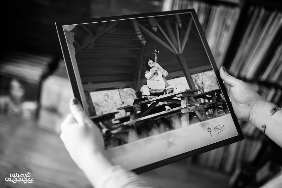 Jess Rotter, a vinyl record collector, photographed at her home in Los Angeles, California for Dust & Grooves. 