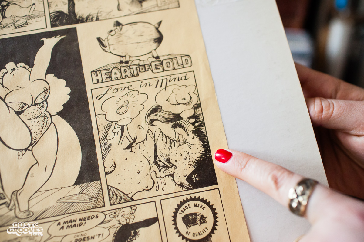 Jess Rotter, a vinyl record collector, photographed at her home in Los Angeles, California for Dust & Grooves. 