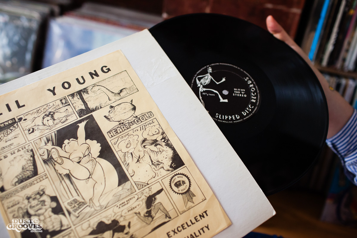 Jess Rotter, a vinyl record collector, photographed at her home in Los Angeles, California for Dust & Grooves. 