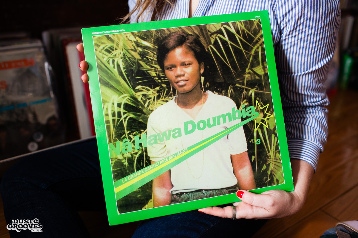 Jess Rotter, a vinyl record collector, photographed at her home in Los Angeles, California for Dust & Grooves. 