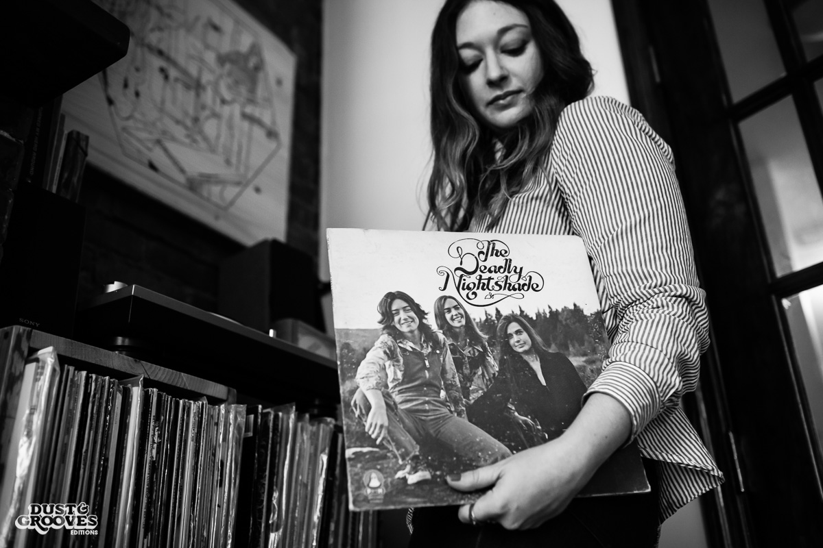Jess Rotter, a vinyl record collector, photographed at her home in Los Angeles, California for Dust & Grooves. 