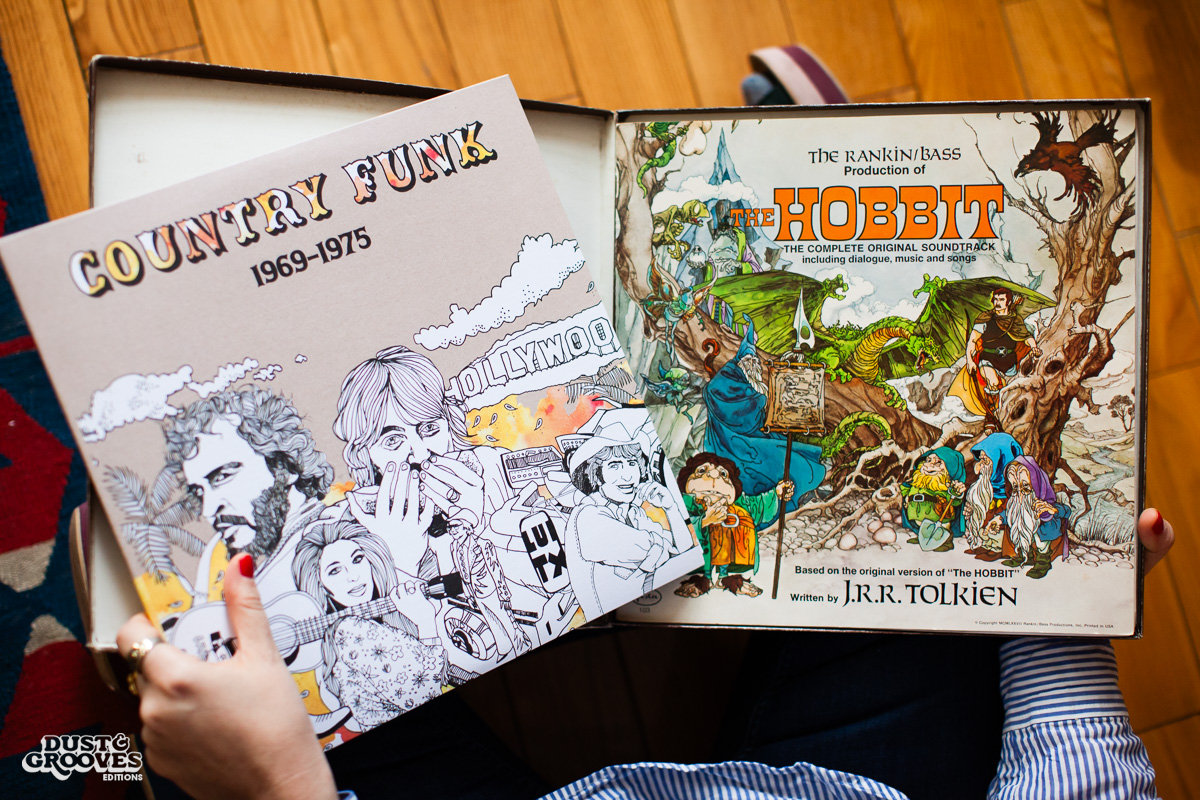 Jess Rotter, a vinyl record collector, photographed at her home in Los Angeles, California for Dust & Grooves. 