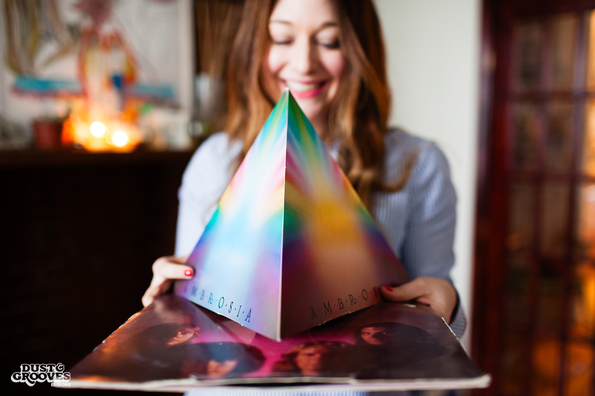 Jess Rotter, a vinyl record collector, photographed at her home in Los Angeles, California for Dust & Grooves. 