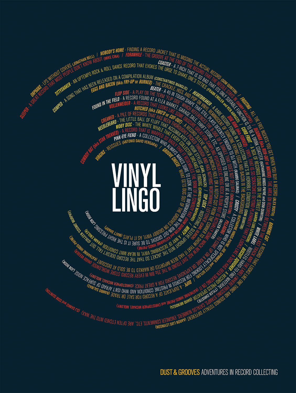 Dust & Grooves – in Record Collecting. A book about vinyl records collectors » Vinyl Lingo Poster