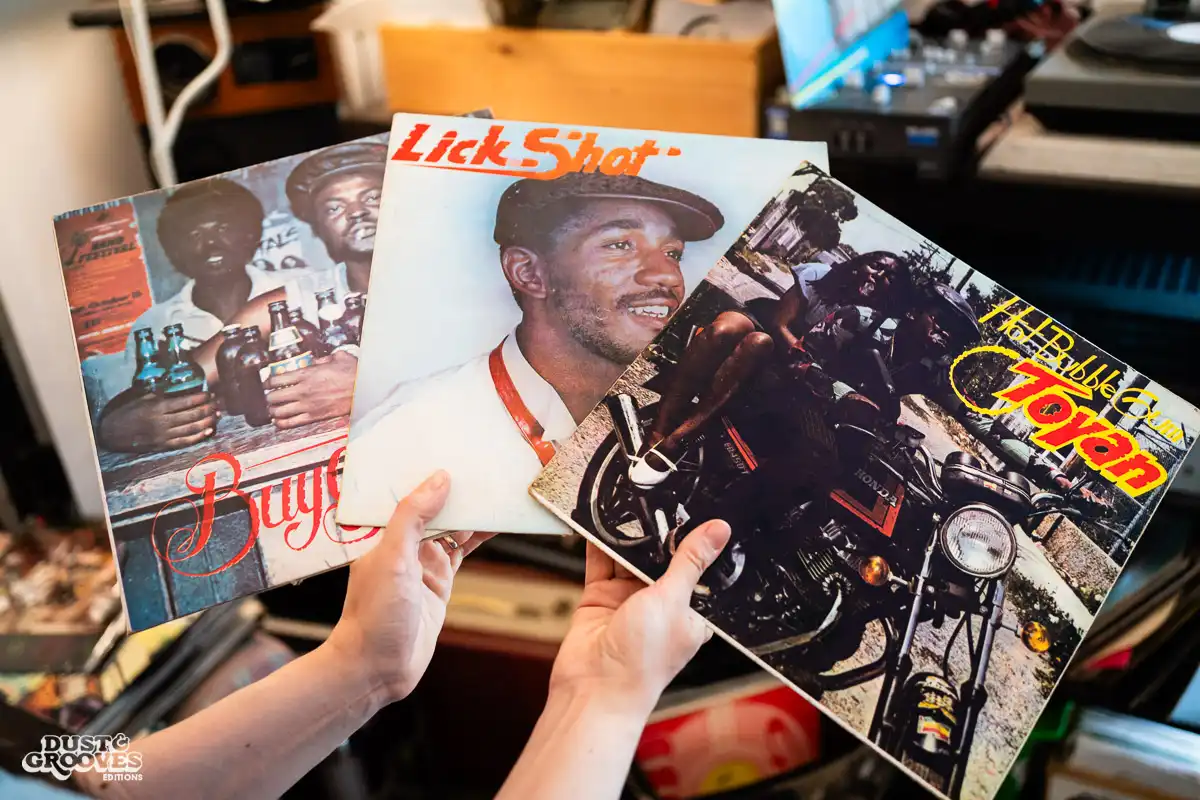 Ellen G, a vinyl record collector and illustrator photographed at her home in Ramat-Gan, Israel for Dust & Grooves. 