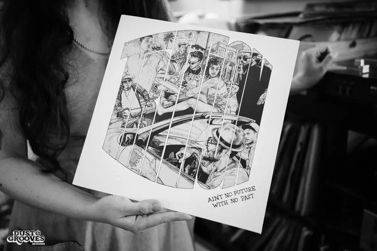 Ellen G, a vinyl record collector and illustrator photographed at her home in Ramat-Gan, Israel for Dust & Grooves. 