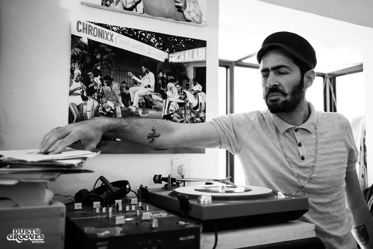Ellen G, a vinyl record collector and illustrator photographed at her home in Ramat-Gan, Israel for Dust & Grooves. 