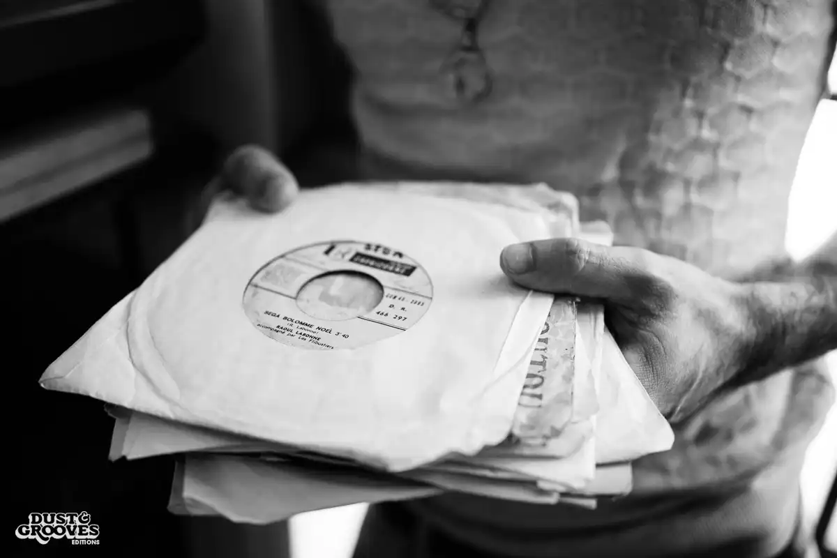 Ellen G, a vinyl record collector and illustrator photographed at her home in Ramat-Gan, Israel for Dust & Grooves. 
