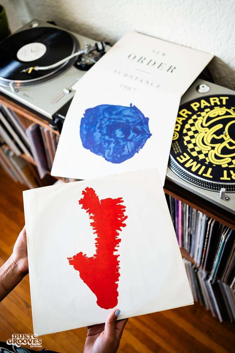 Melissa Dueñas, aka Sonrisita, a vinyl record collectors, photographed with her at her home in Los Angeles, CA for Dust & Grooves Volume 2 book.