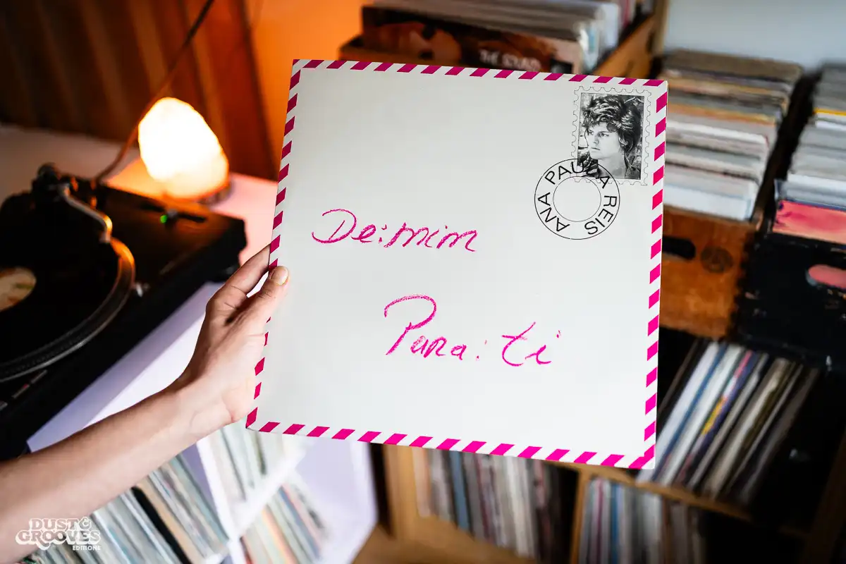 Mafalda Daniel, a vinyl record collector, music producer and artist, photographed at her record room in London for Dust & Grooves Volume 2 book.