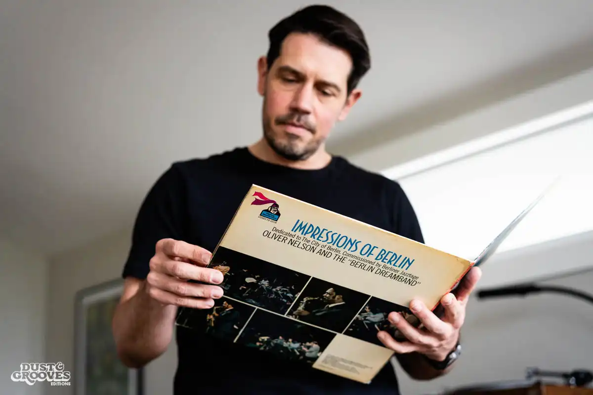Kevin Lewandowski, a vinyl record collector, CEO and founder of Discogs, photographed at his home in Portland, OR for Dust & Grooves Volume 2 book.