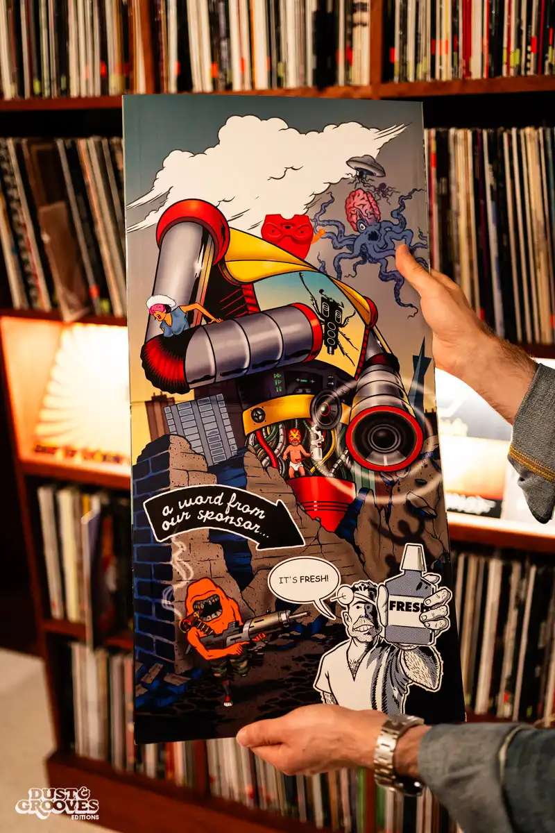 A-Trak, a vinyl record collector, DJ, record producer and turntablist, photographed at his home in Los Angeles, CA for Dust & Grooves Volume 2 book.