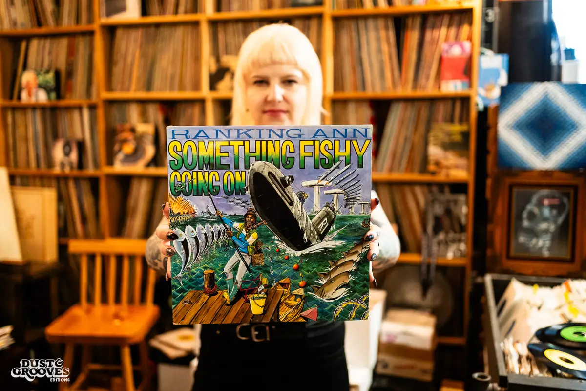 Grace of Spades, a vinyl record collector, DJ and radio host, photographed at her home in New York City, for Dust & Grooves Volume 2 book.