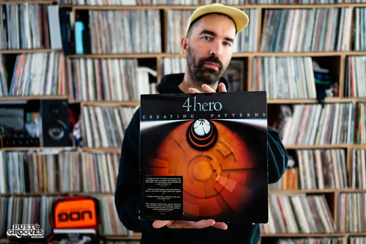 Lefto, a vinyl record collector, DJ and and music producer, photographed at his home in Brussels, Belgium for Dust & Grooves Volume 2 book.