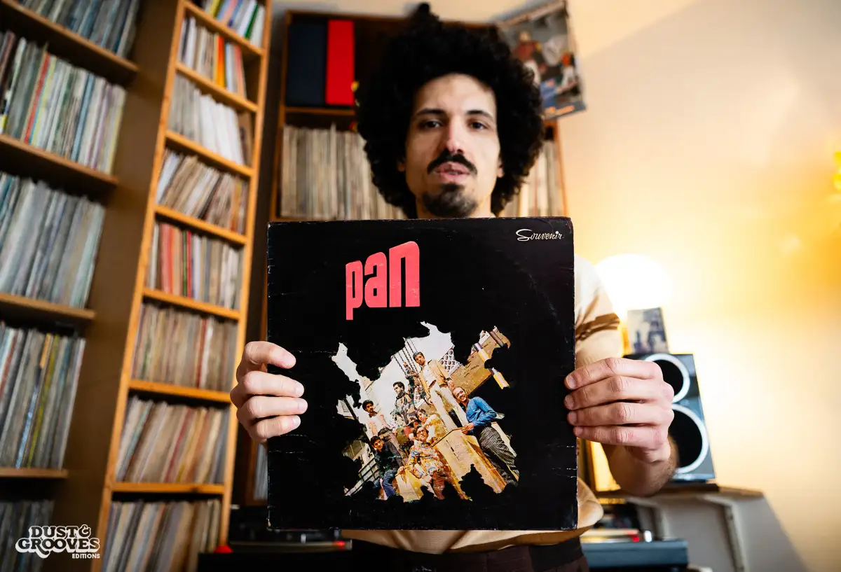 Alex Figueira, a vinyl record collector, DJ and musician, photographed at his home in Amsterdam, for Dust & Grooves Volume 2 book.
