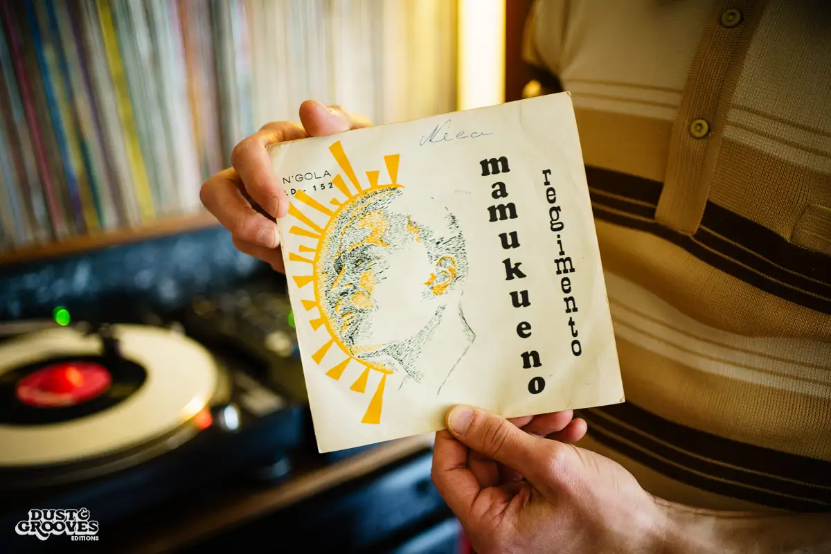Alex Figueira, a vinyl record collector, DJ and musician, photographed at his home in Amsterdam, for Dust & Grooves Volume 2 book.