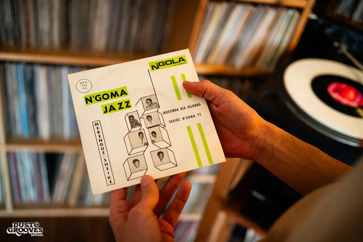 Alex Figueira, a vinyl record collector, DJ and musician, photographed at his home in Amsterdam, for Dust & Grooves Volume 2 book.