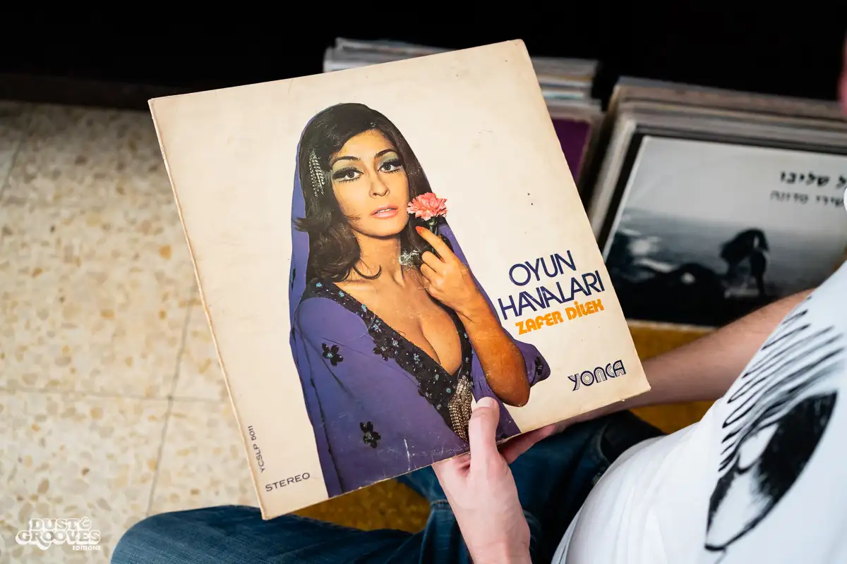 Avidan Weiss, a vinyl record collector and DJ, photographed at his Tel Aviv apartment for Dust & Grooves Volume 2 book.