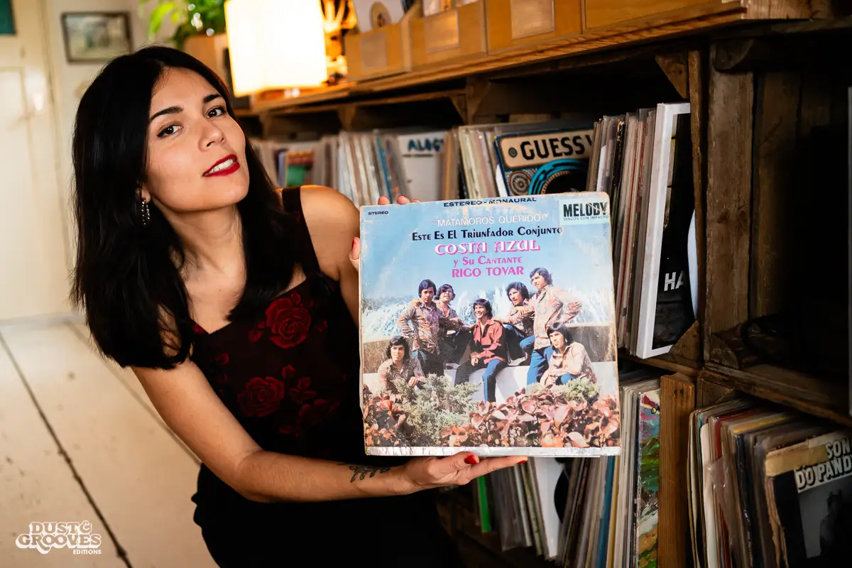 Coco Maria, a vinyl record collector, DJ and radio host, photographed at her home in Amsterdam, for Dust & Grooves Volume 2 book.
