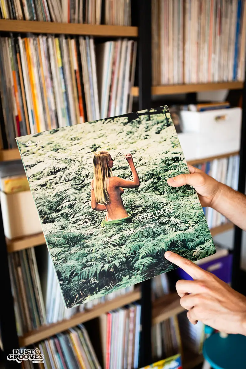 Pierpaolo De Sanctis, a vinyl record collector, DJ and founder of Four Flies Records, photographed at his Rome apartment for Dust & Grooves Volume 2 book.