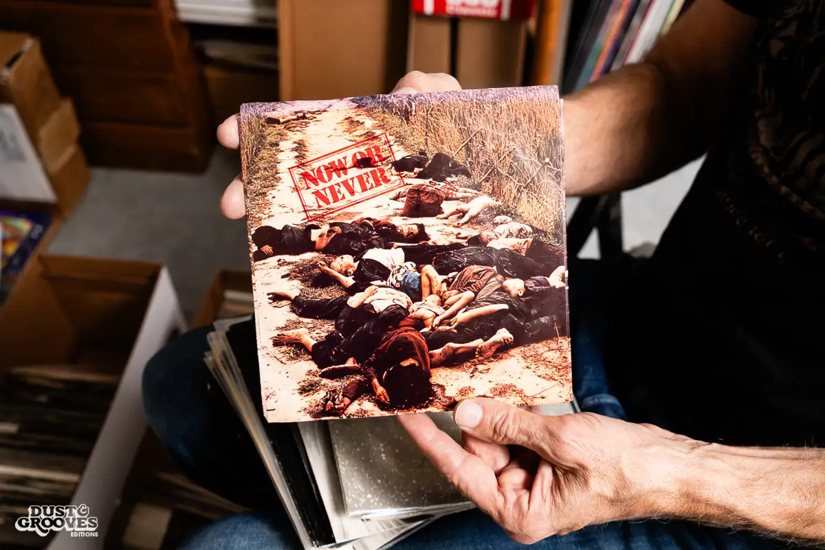 Michael Kurtz, Co-founder of Record Store Day, photographed at his record storage room in Bozeman, MT, for Dust & Grooves Volume 2 book.