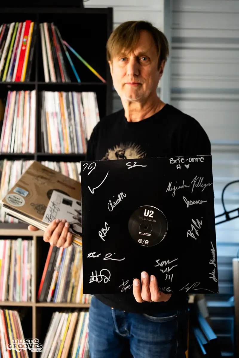 Michael Kurtz, Co-founder of Record Store Day, photographed at his record storage room in Bozeman, MT, for Dust & Grooves Volume 2 book.