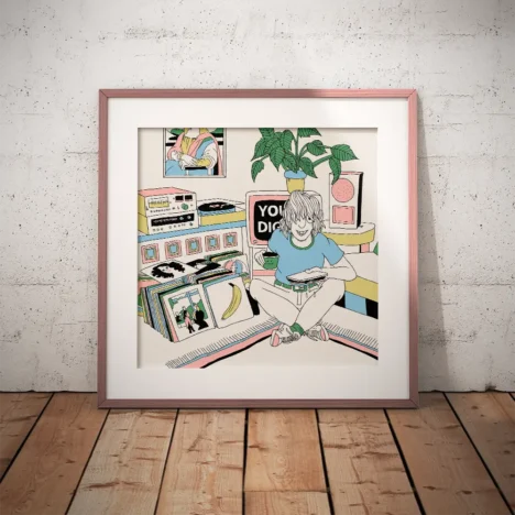 You Dig? Print. I Had Too Much to Dream Last Night by Jess Rotter